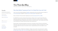 Desktop Screenshot of blog.nyaruka.com